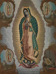 Die Jungfrau von Guadalupe mit den vier Erscheinungen, 1773