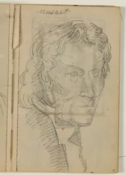 Studie von Thorvaldsen nach Eckersbergs Gemälde (1814)