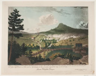 Fechten bei Berbyegaard in Enningdalen, bei Frederichshald, am 12. September 1808