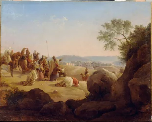 Die Pilger vor Jerusalem