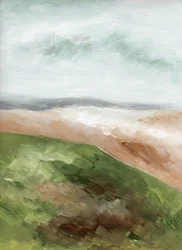 Abstrakte Küstenlandschaft