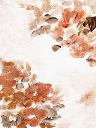 Erdige abstrakte Blüten