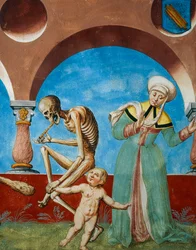 Tod reißt Kind von seiner Mutter, (Detail)