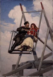 Auf der Schaukel, 1888
