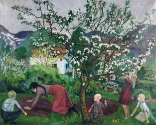 Im Garten, ca. 1914-15