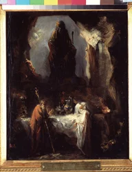 Der Prophet Daniel erzählt Nebukadnezar Gottes Deutung