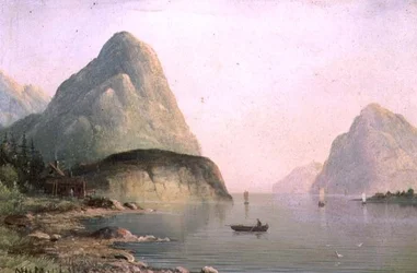 Eine Fjordszene