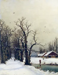 Winterszene, 19. Jahrhundert