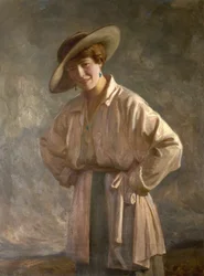 Lois Ball, Schwester von Albert Ball, VC (später Mrs. Anderson), ca. 1919