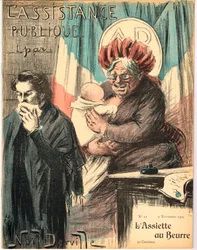 Titelblatt von „The Butter Plate“, Satirique en Colours