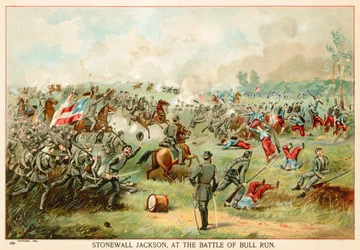 Stonewall Jackson, in der Schlacht von Bull Run