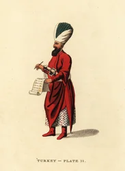 Subalterner Offizier der Janitscharen, die osmanische Infanterie