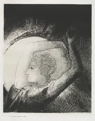 Eine Frau, bekleidet mit der Sonne