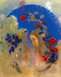 Profil unter einem Bogen, um 1905. Maße: 67,6x53,8 cm. Privatsammlung