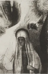 Die alte Frau: Wovor hast du Angst? Ein weites schwarzes Loch! Es ist vielleicht leer?", Platte 19 von 24