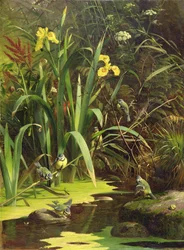 Badezeit, 1884