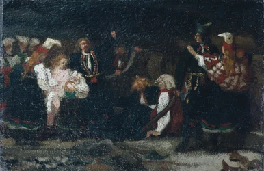 Kampf auf einem Bauernhof