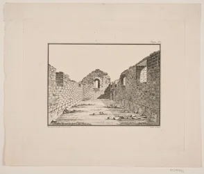 Kirchenruine in Grönland. Illustration zu W.A. Graah. Forschungsreise zur Ostküste Grönlands