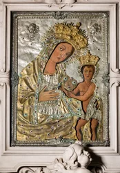 Madonna Odegitria - Ikone mit Riza