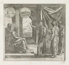 Joseph erklärt die Träume des Pharao (Schilderungen in der Loggia von Raffael)