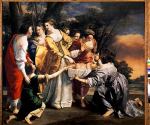 Moses rettet die Wasser des Nils