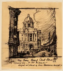 Neues Bronx County Courthouse, 1903