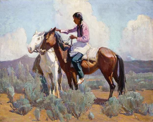 Indianer zu Pferd