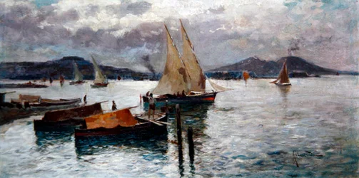 Die Bucht von Neapel, ca. 1900