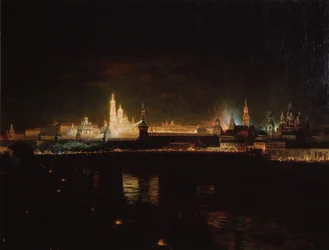 Illumination des Moskauer Kremls, 1883
