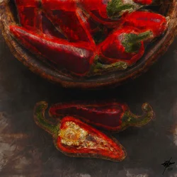 Rote Heiße Chillie