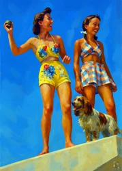Retro Sommerlächeln