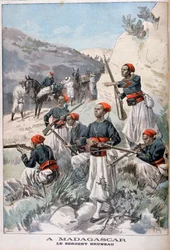 Senegalesische Truppen, Madagaskar, 1897