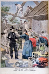 Die Vertreibung der Armen aus den Slums, 1895
