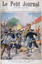 Die Ermordung von Baron Ketteler, deutscher Gesandter, China, 1900