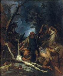 Hexen bei einer schwarzen Messe