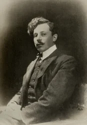 Porträt des französischen Malers Abel Faivre (1867)