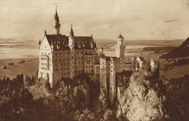 Bayerisches Königsschloss Neuschwanstein, nahe Füssen