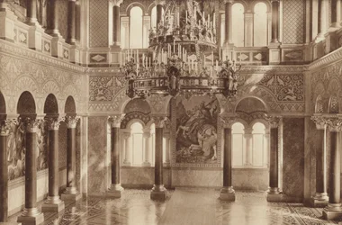 Bayerisches Königsschloss Neuschwanstein, der Thronsaal