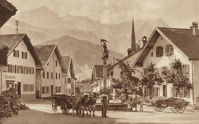 Floriansplatz in Partenkirchen