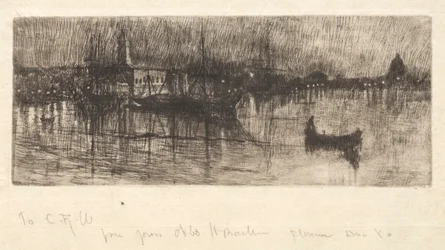 Regnerische Nacht, Venedig, 1880
