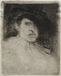 Selbstporträt im Kostüm, 1880