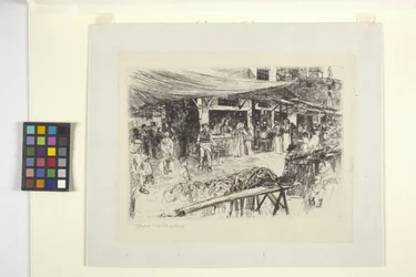 Der Markt, Florenz (Der Mercato Vecchio, Florenz)