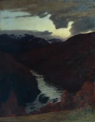 Herbst in den Bergen, ca. 1890