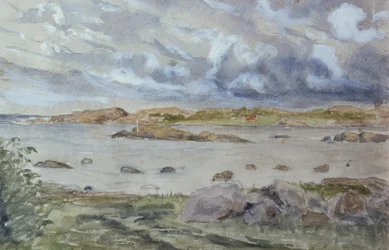 Meer- und Landschaftsskizze