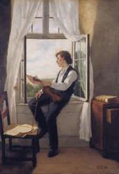Der Geiger am Fenster