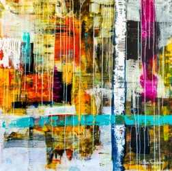 Lebendiges Urbanes Abstrakt