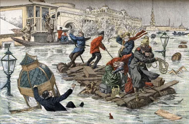 Überschwemmungen in St. Petersburg im Jahr 1903