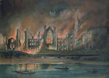 Brand im Houses of Parliament, 16. Oktober 1834