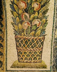Ein Korb mit Früchten, ca. 430 n. Chr. (Mosaik)