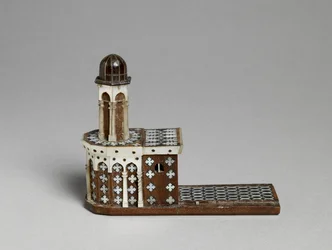 Modell der Grabeskirche (Holz & Perlmutt)